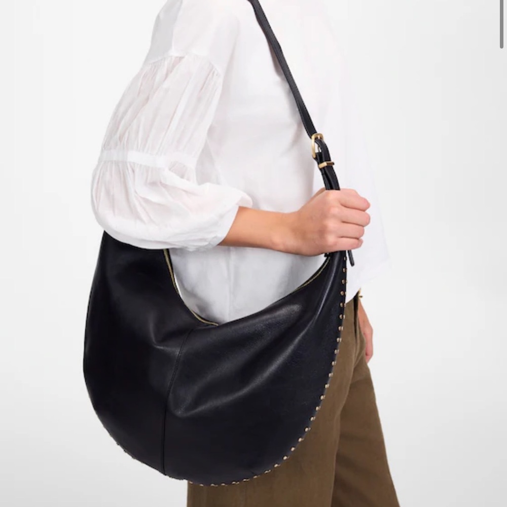 MADEWELL Stud Essential Curve Shoulder Bag